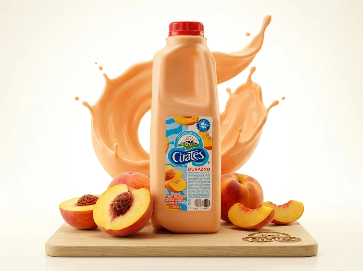 Yoghurt de Durazno Los Cuates