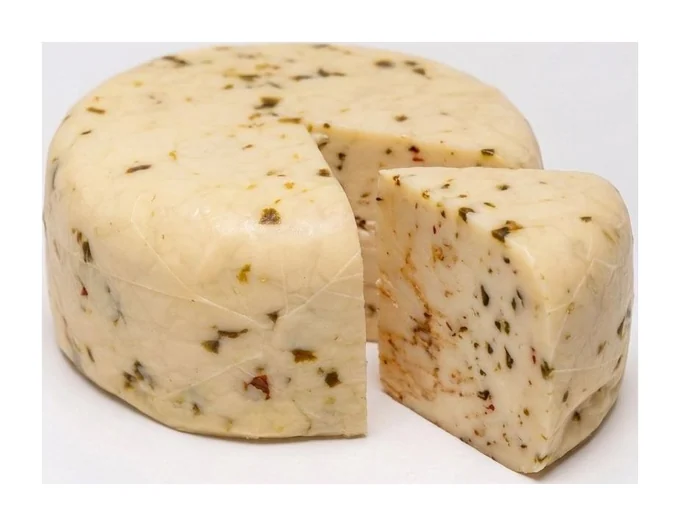 Queso Manchego Jalapeño, marca Los Cuates