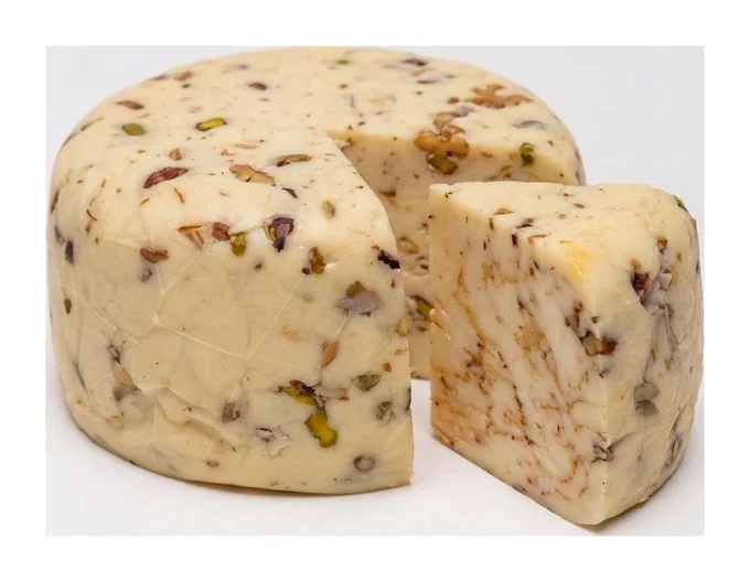 Queso Manchego Semillas, marca Los Cuates