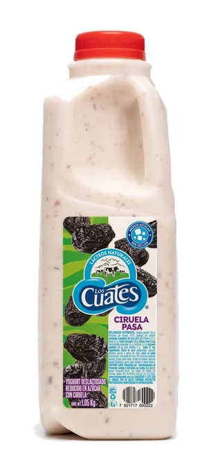 Ciruela Pasa 1 L, marca Los Cuates