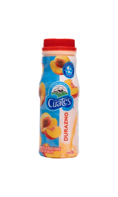 Durazno 220 ml, marca Los Cuates
