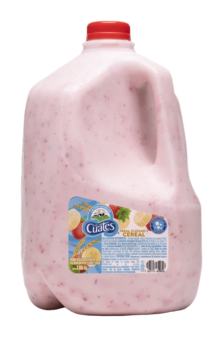 Fresa, Plátano y Cereal, marca Los Cuates
